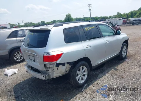 2012 Toyota Highlander Base V6 из США, поврежденный, VIN 5TDZK3EH1CS085062